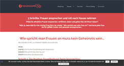 Desktop Screenshot of frauenansprechen.net